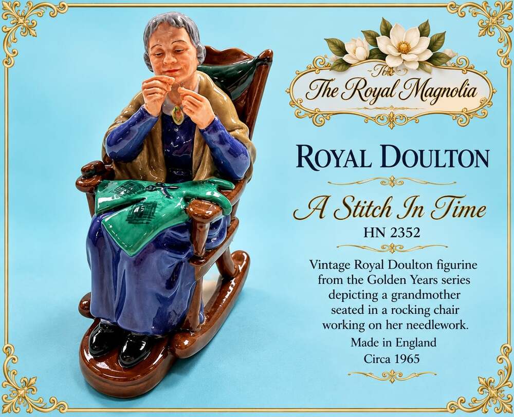 Royal Doulton A Stitch In Time HN 2352 Figurine